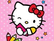 Color by Number with Hello Kitty Game Online