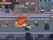 Cat Gunner vs Zombies Game