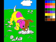 Play Color Puppy Color Puppy Game Online