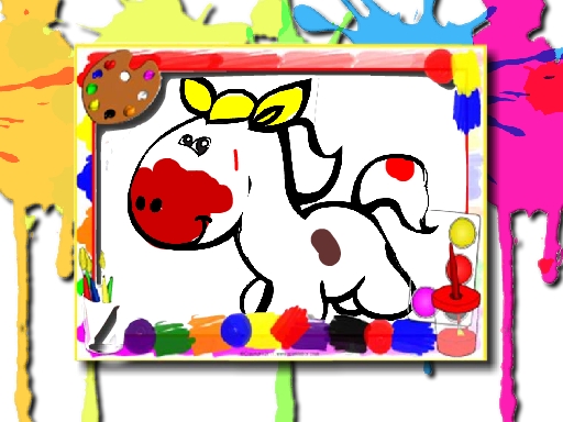 Horse Coloring Book Game Online