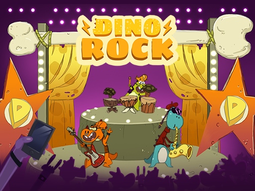 Dino Rock Game Image Dino Rock Game