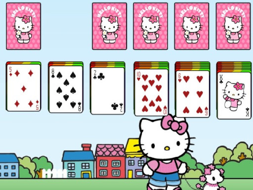 Hello Kitty Solitaire Game