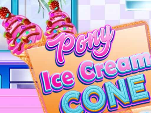 Pony Ice Cream Cone Game Image Pony Ice Cream Cone Game
