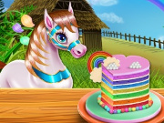 Play Pony Cooking Rainbow Cake Pony Cooking Rainbow Cake Game Online