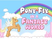 Pony Fly in a Fantasy World Game
