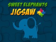 Sweet Elephants Jigsaw Game Online